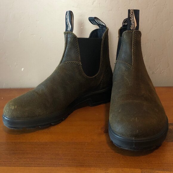 Suede Leather Blundstone Boots, M's Originals #1615 - Picture 2 of 4